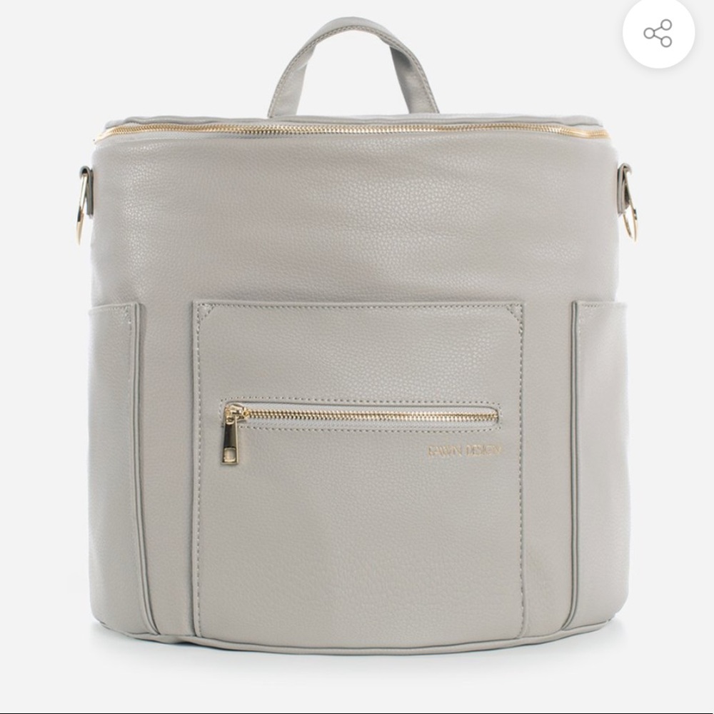 Fawn Design THE ORIGINAL DIAPER BAG - GRAY